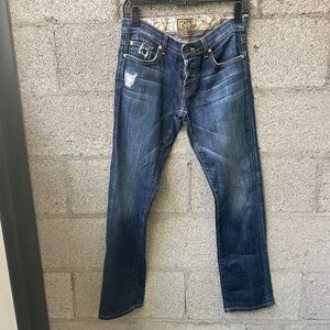 Rich & Skinny Boyfriend Jeans • Twilight Vintage • Size 26